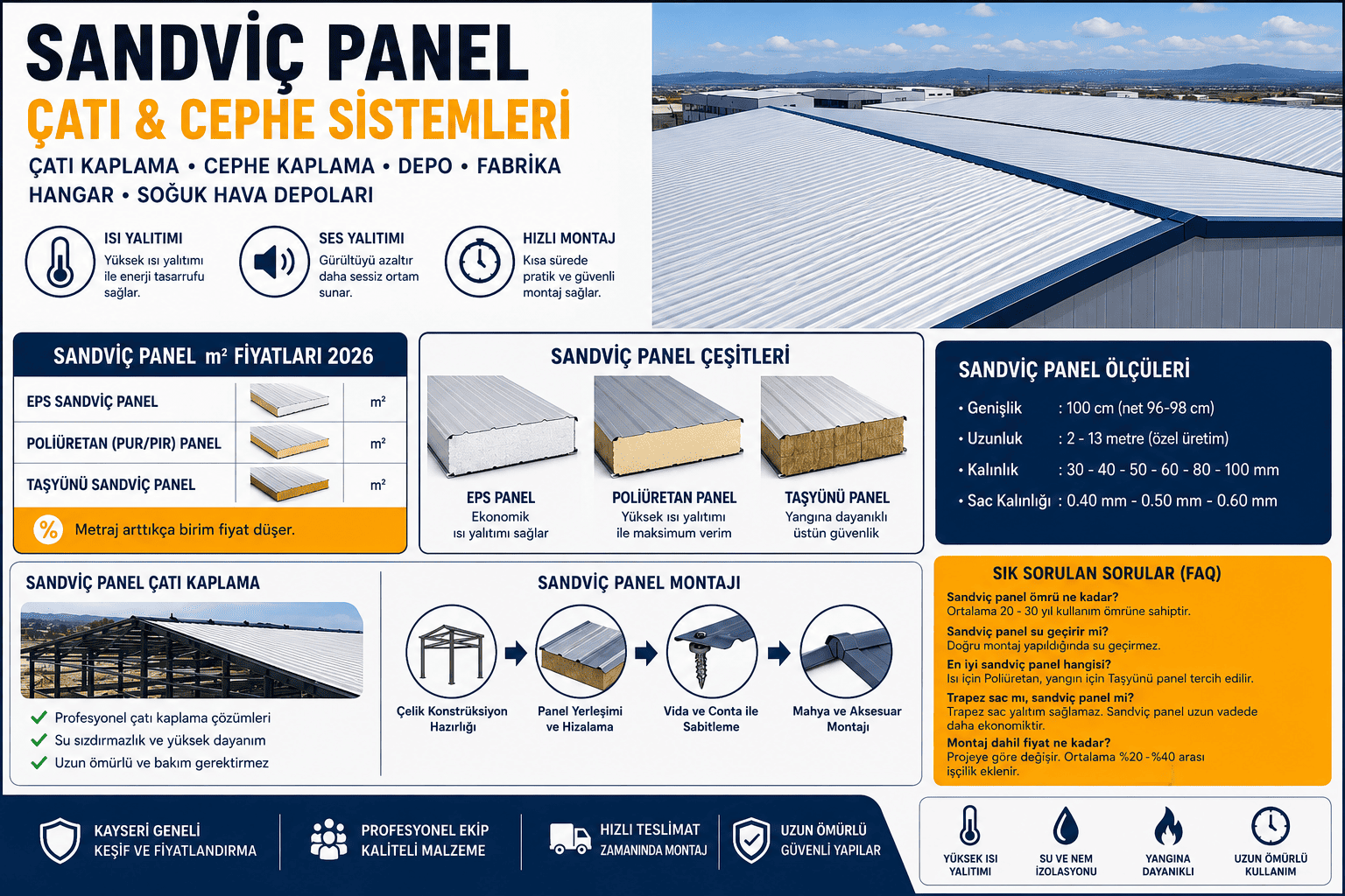 Sandviç Panel Özellikleri - Görsel 3